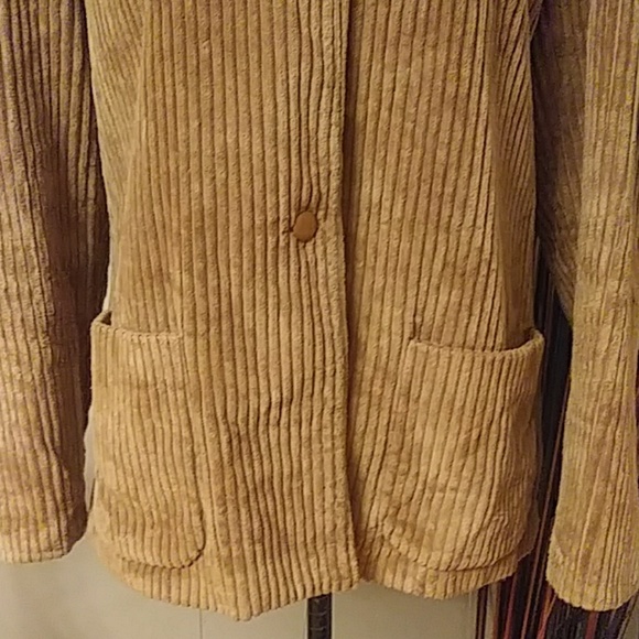 Chaus Tan Jacket Sz 14 - Picture 4 of 5
